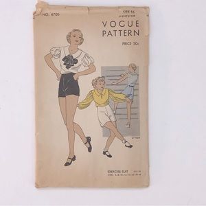 Vogue Pattern 6705